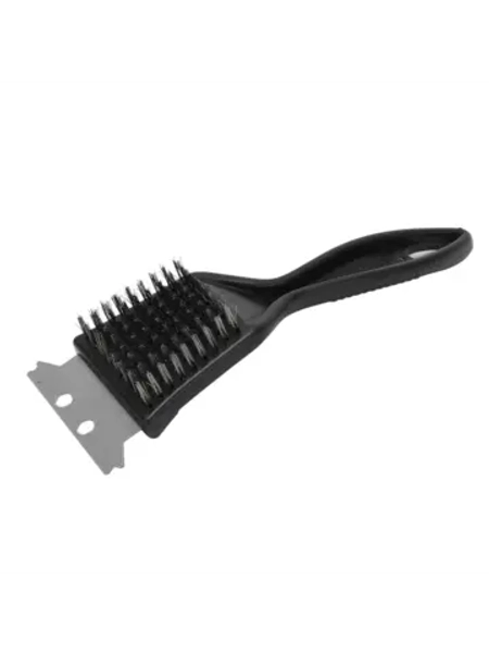 Абразивная щетка со скребком для чистки барбекю и мангалов