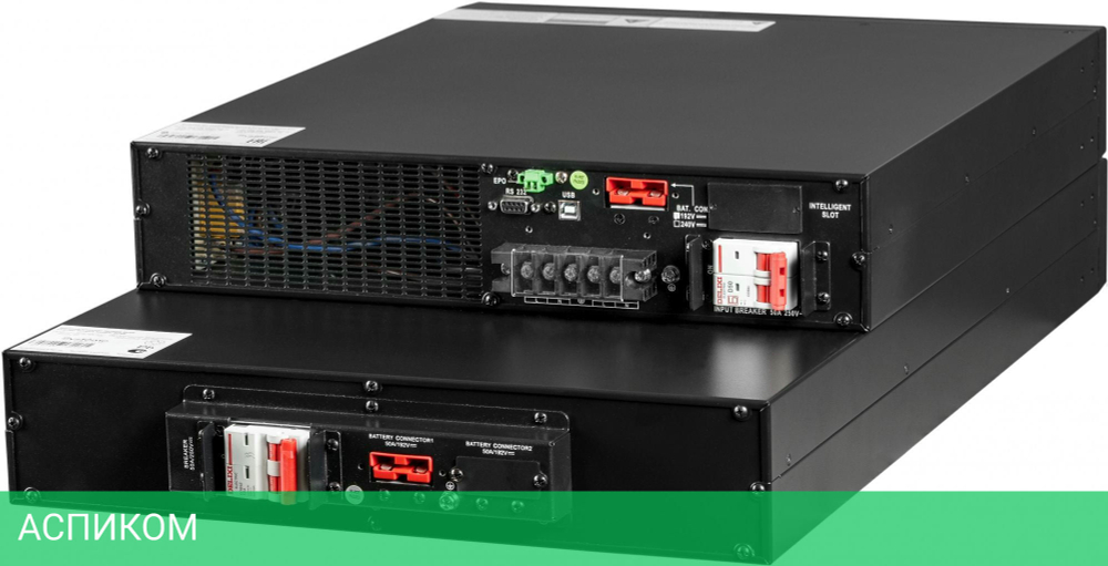 Источник бесперебойного питания Systeme Electriс SRV черный (SRVSE6KRTXLI4U)