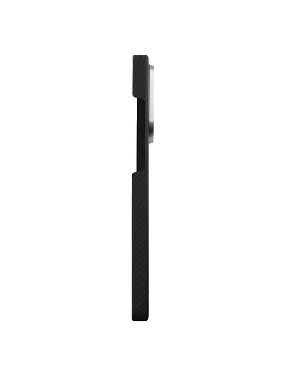 Карбоновый чехол для IQOO 15T с MagSafe черная сетка (Black)