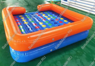 Интерактивная надувная игра "Твистер" 3*3*0,6 м, без подкачки