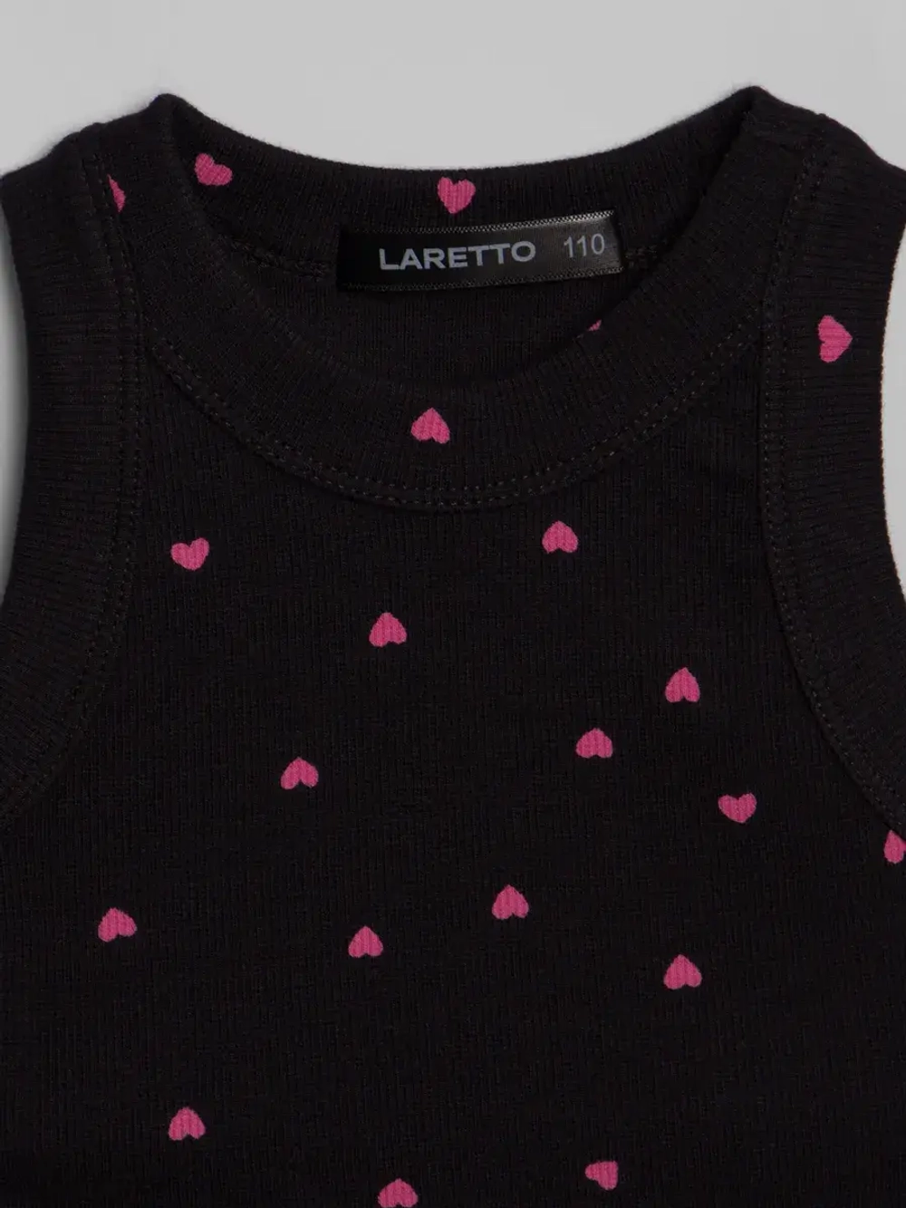 Летний кроп топ трикотажный детский