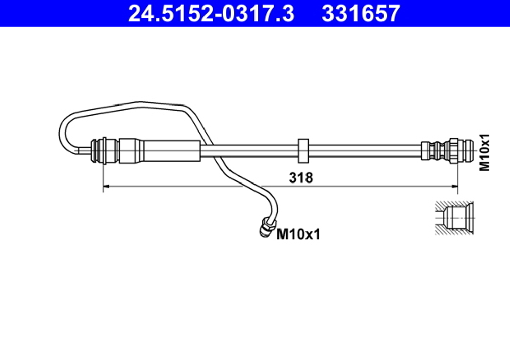 ATE - 24515203173-ATE - Brake Hose