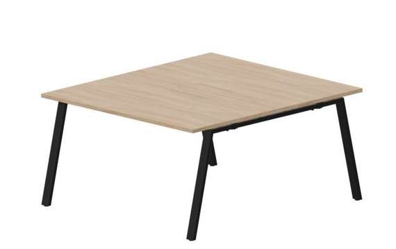 Составной стол Arena на 2 рабочих места 1380х1566х750мм (меламиновые аутлеты)