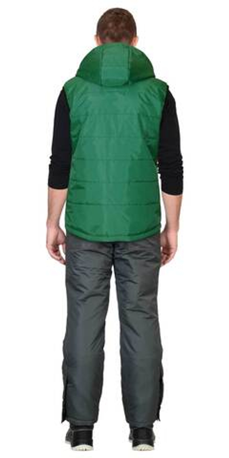 Жилет СИРИУС-ЗОДИАК зеленый (на подкладке флис желтый)