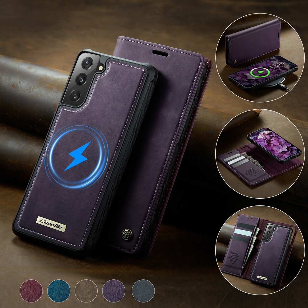 Чехол-кошелек CaseMe 2 in 1 MagSafe Samsung Galaxy S21 FE