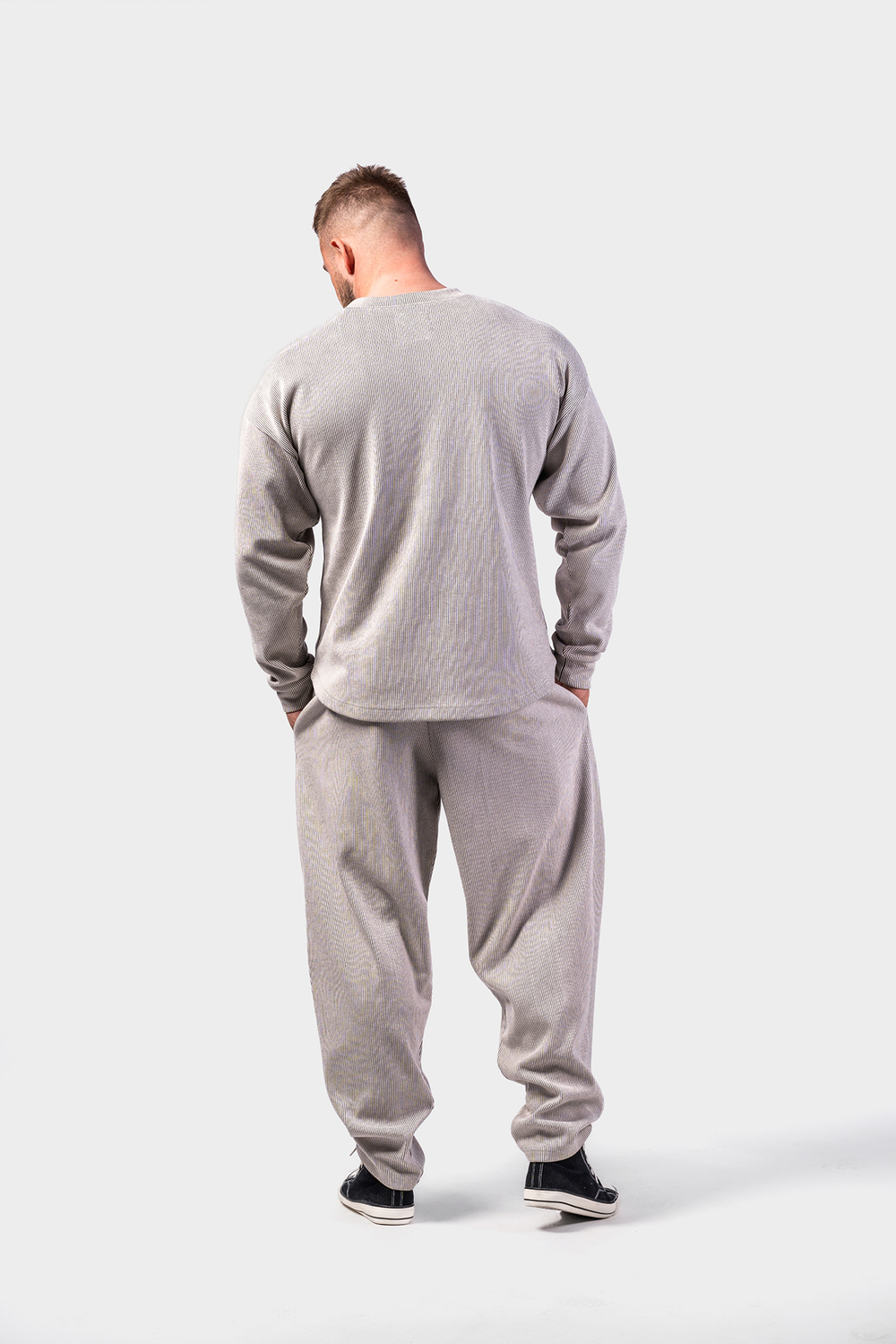 Свитшот Oversized Pullover SIGNATURE 797 Светло серый