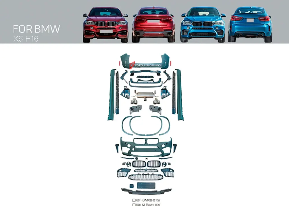 Обвес переделка для BMW X6 F16 в BMW X6 M F86 2014-2019 БМВ