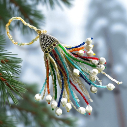 Ёлочная игрушка. Дед Мороз. Говлит