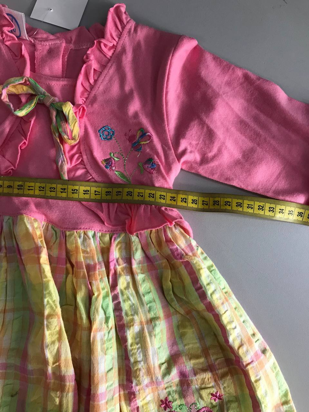 Платье для активных прогулок, визуально на 6 лет