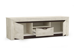 33.17 Лючия тумба под ТВ бетон/венге