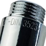 Удлинитель резьбовой STOUT SFT 0002 - 1/2" длина 30 мм (ВР/НР, латунь хромированная)