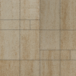 Тротуарная плитка ГРАНДО - Искусственный камень Степняк, комплект из 4 видов плит