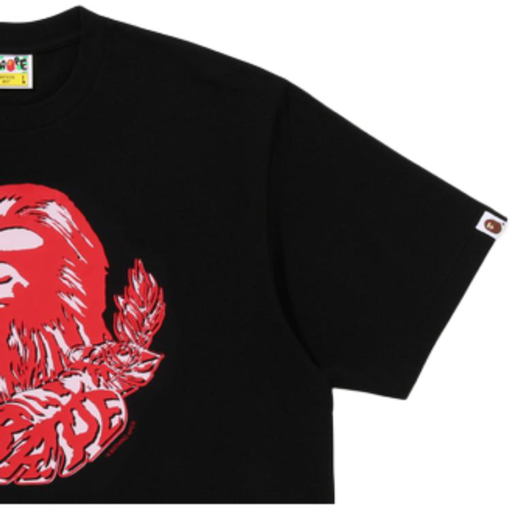 A Bathing Ape Bathing Ape Ss26 Футболка Cotton 0zxtem321101q черный