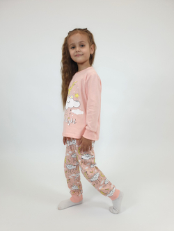 7-43-4 Пижама для девочки Luneva