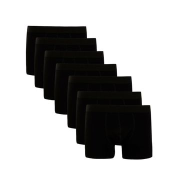 Набор мужских трусов боксеров 7в1 черные DARKZONE DZN7777SY