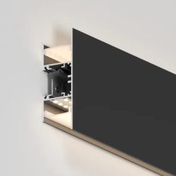 Профиль WALL-2575-DUAL-2000 ANOD BLACK (Arlight, Алюминий) 052332