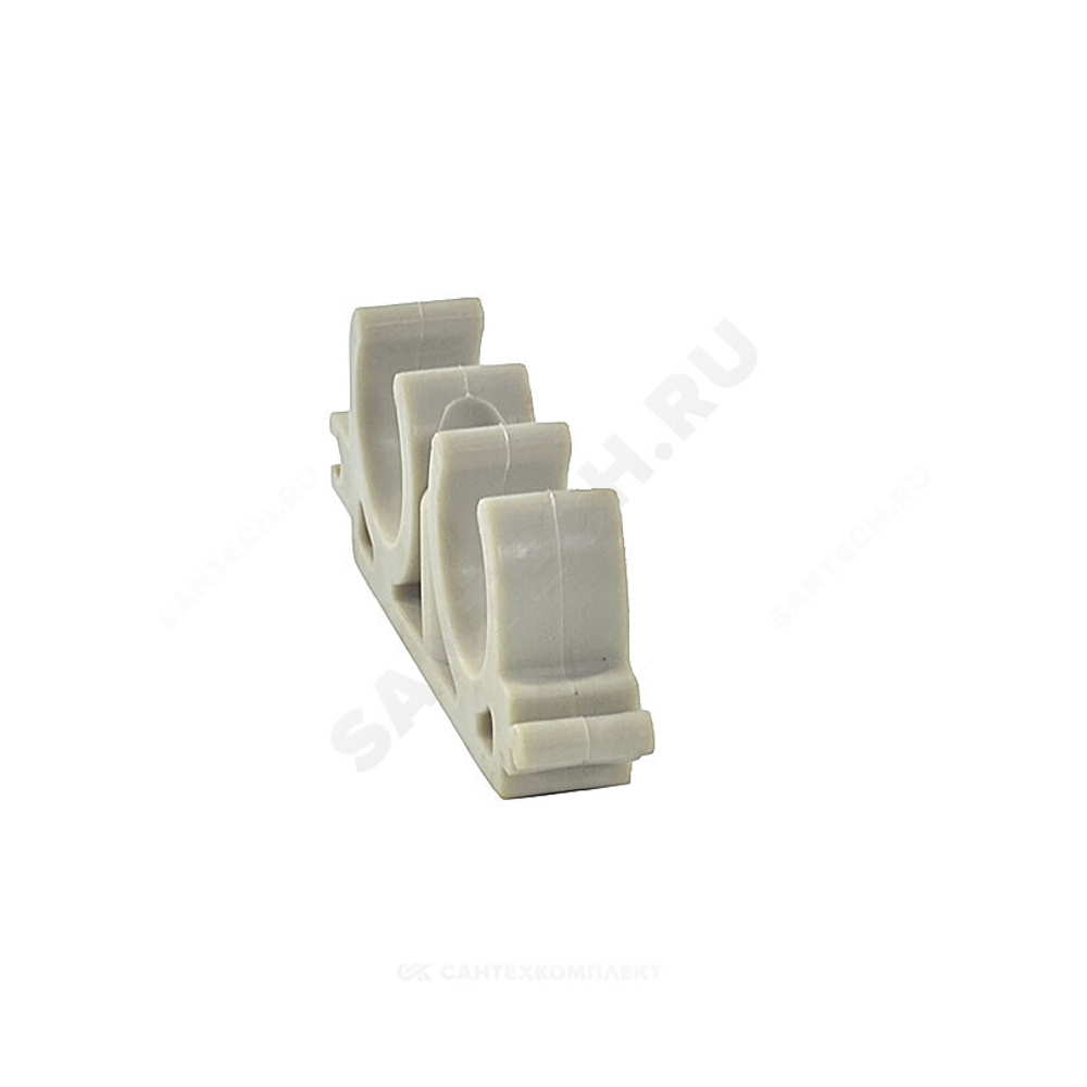 Опора PP-R двойная серая Дн 32 VALFEX 10161032Г