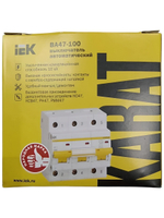 Выключатель автоматический 3Р 100А 10кА С IEK ВА47-100