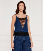 Топ OFF-WHITE - голубой(OWYP001F 24DEN001)