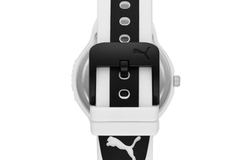 PUMA Reset V2 Series Wrist Watch Quartz Movement Silicone Strap Black Dial Unisex