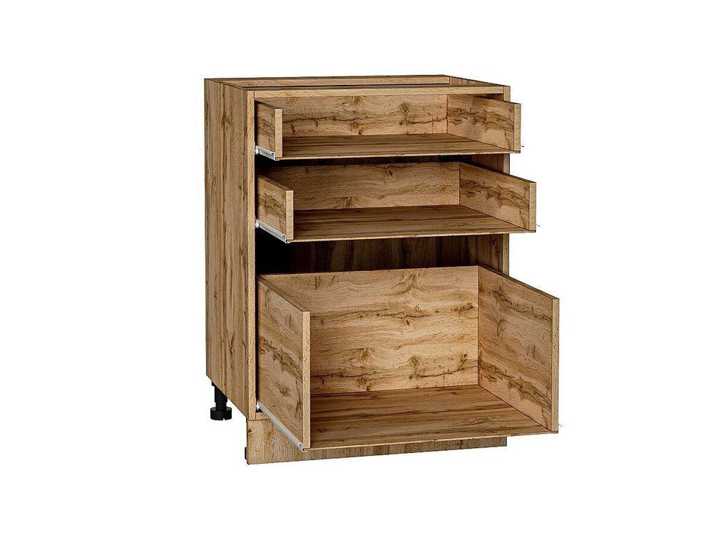 Каркас нижнего шкафа с 3-мя ящиками Н 603