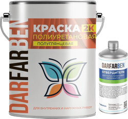 Краска полиуретановая 2К 10 кг