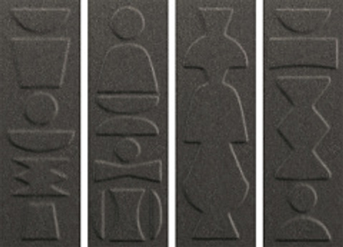 Керамическая плитка для стен 41zero42 NOK Totem Ebony 6,5x20