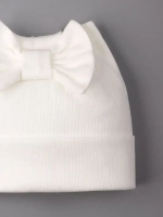 Шапка для девочки с ушками на осень