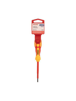 Отвертка "Электрика" SL3 75мм REXANT 12-4711