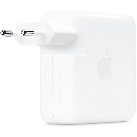 Адаптер питания Apple USB C мощностью 67 Вт (MKU63ZM/A), белый