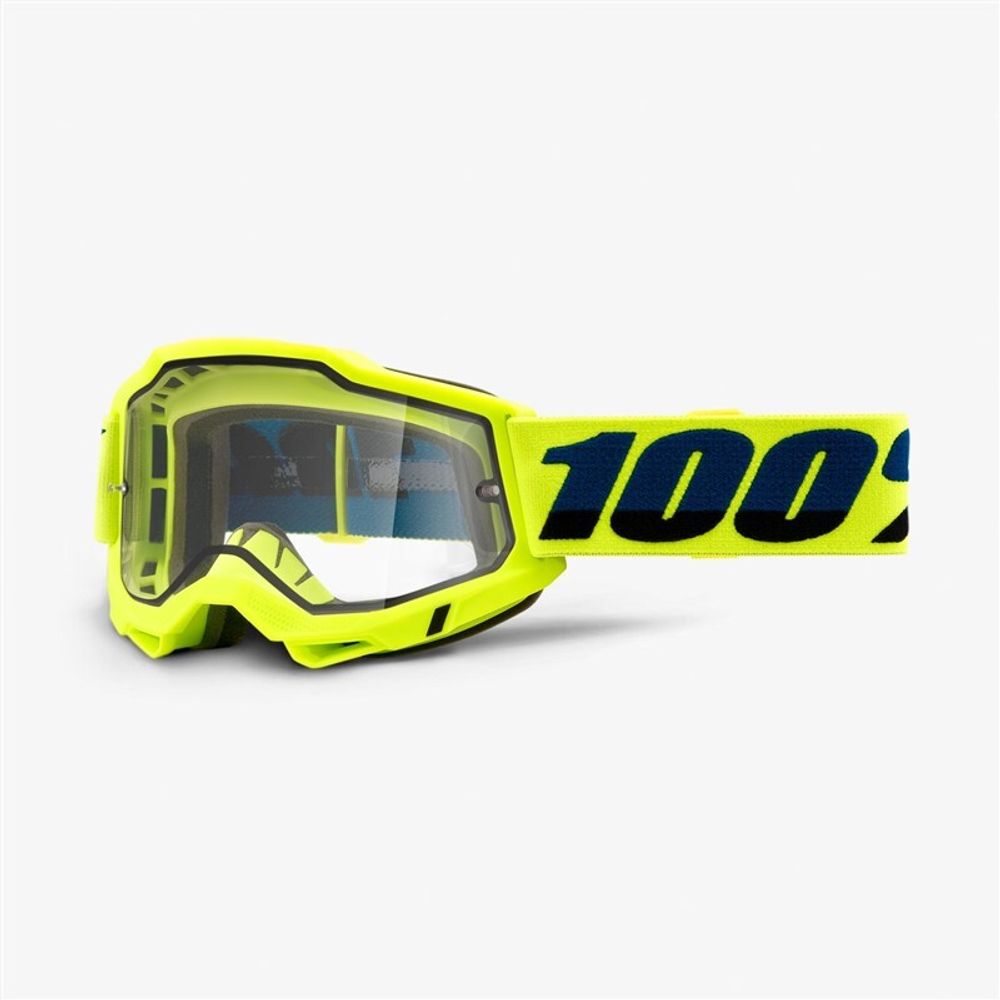 Очки 100% Accuri 2 Enduro Goggle Fluo Yellow / Clear Dual Lens (50221-501-04)