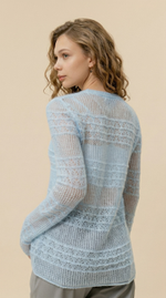 Джемпер женский Т038-04 голубой