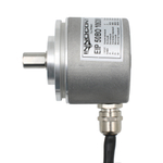 Инкрементальный программируемый энкодер INNOCONT D=50мм, выступающий вал 6мм, 5…30VDC, выход TTL/HTL с инверсией, IP 65