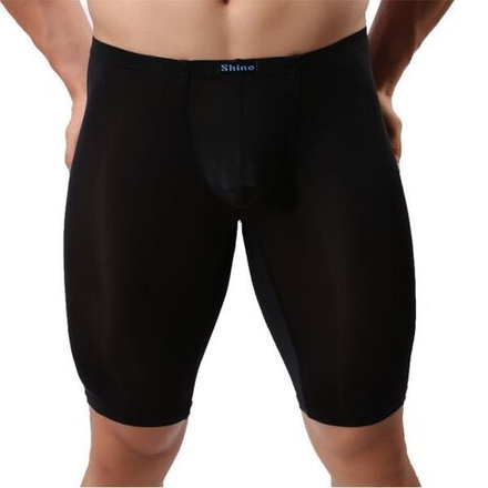 Мужские бриджи черные прозрачные Shino Black