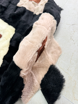 Покрывало меховое ковер из шкуры овчины