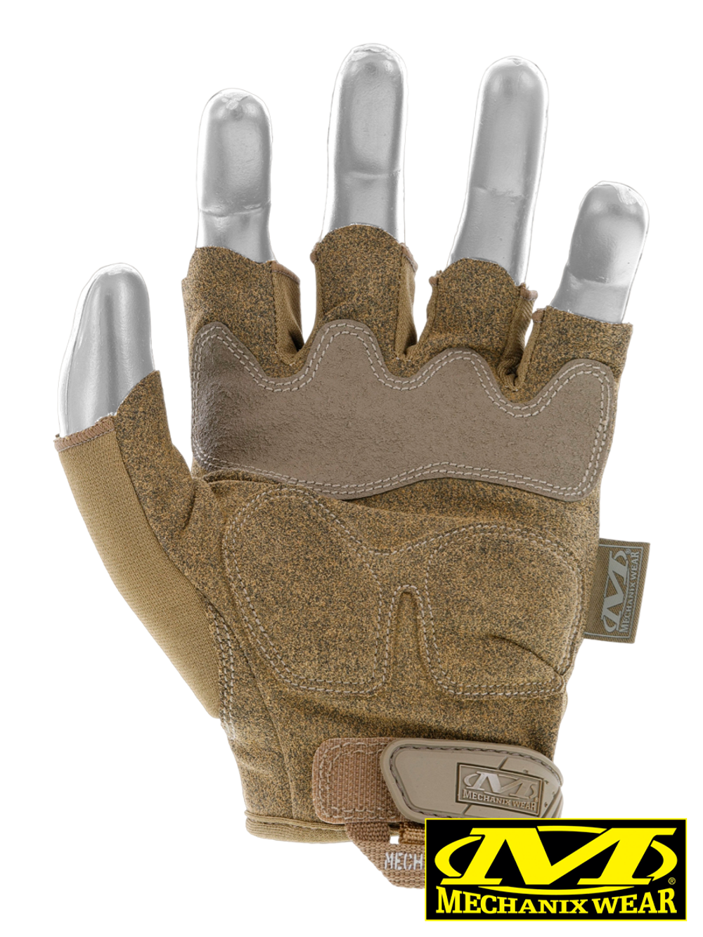 Перчатки беспалые Mechanix M-Pact Fingerless (оригинальные). Койот