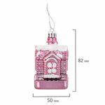 Шары новогодние ёлочные "Elegant Pink" 77 предметов, розовый/белый, ЗОЛОТАЯ СКАЗКА, 591715