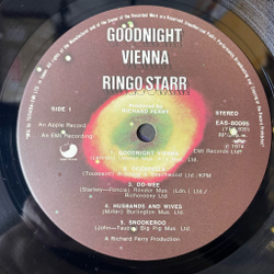 Винтажная виниловая пластинка LP Ringo Starr Goodnight Vienna (Japan 1974) (Obi) All By Myself