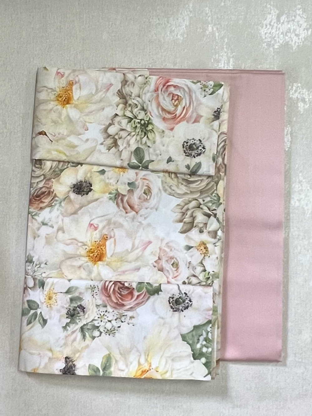 Постельное белье 2 спальное евро Mirabello Sweet Bouquet бежевое