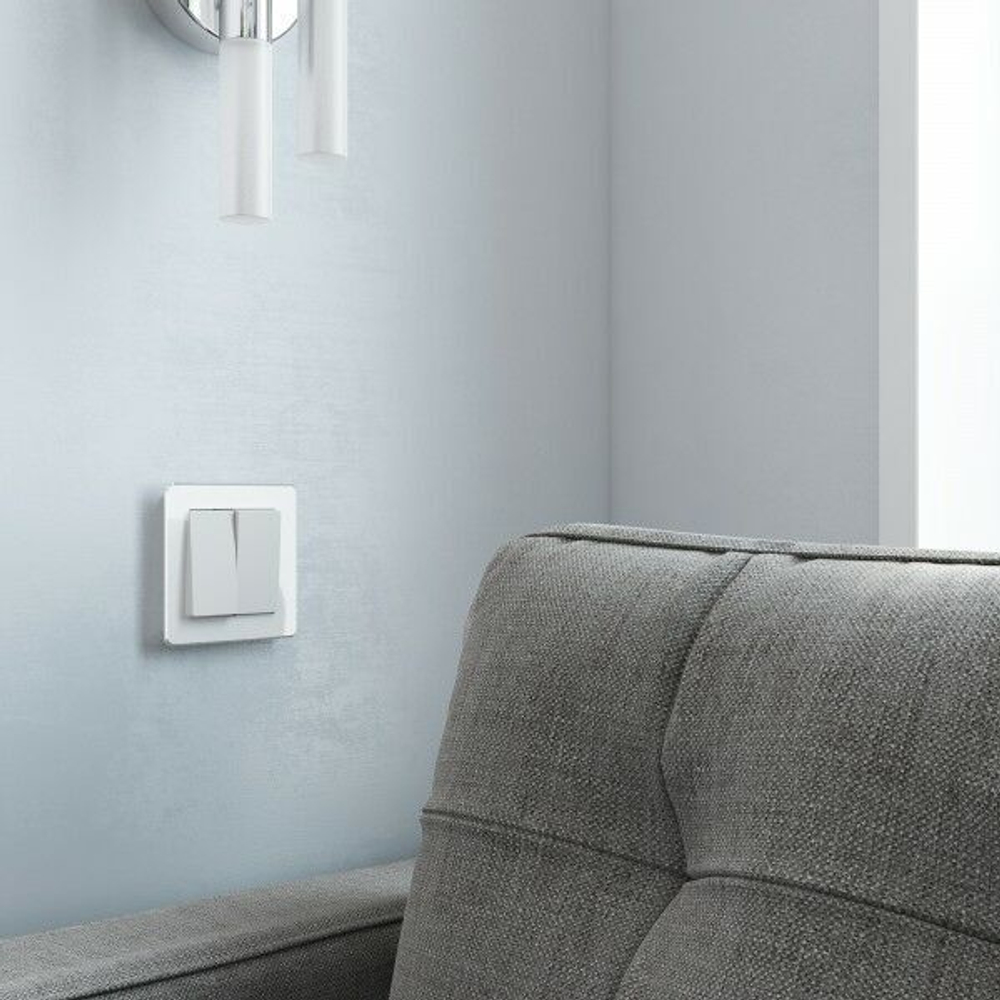 Рамка на 1 пост Acrylic (белый)