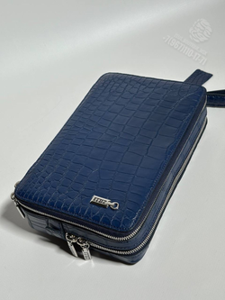 Клатч Zilli из кожи крокодила