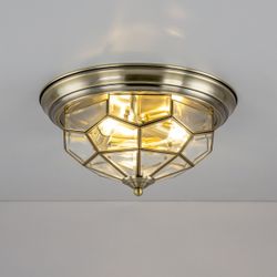 Citilux Витра-1 CL442530 Люстра потолочная витражная Бронза