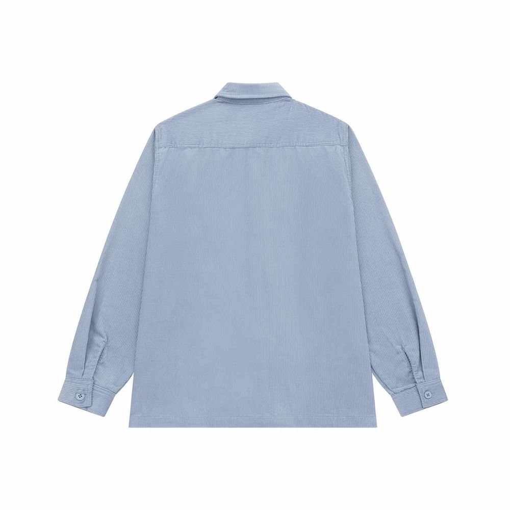 Купить Рубашка Ymkashix Velvet Button голубая Рубашка Ymkashix Velvet Button голубая