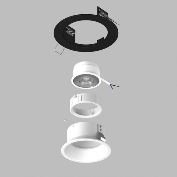 Комплект со светильником Lightstar Domino Round (214617+214606+214006) D61706WMOD