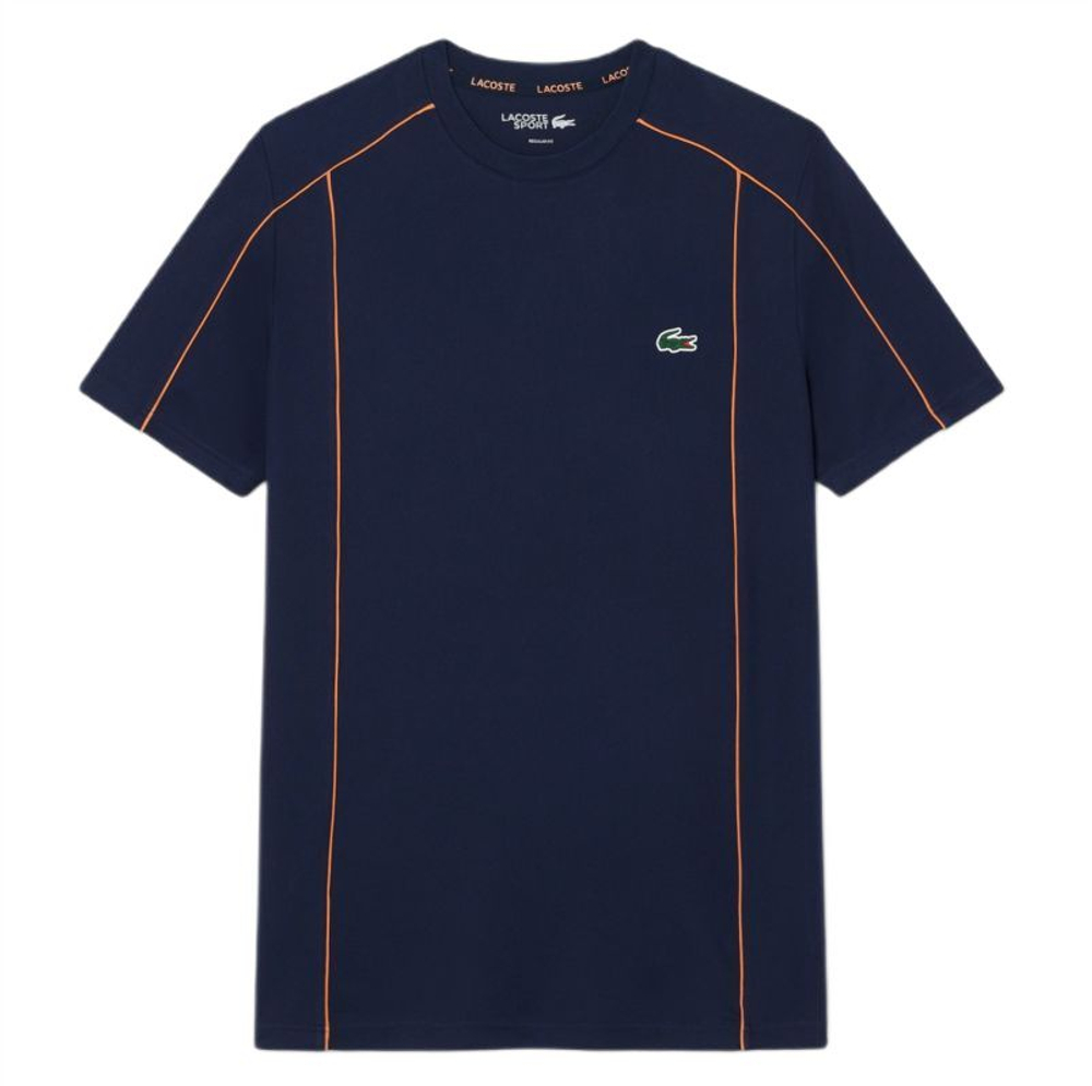Теннисная футболка Lacoste Ultra Dry Sport - navy blue