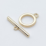 Замок-тоггл, цвет золото, размер 13*11 мм, цена за 1 шт