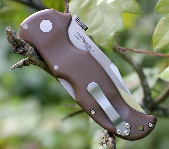 Складной нож Cold Steel 31A Bush Ranger c клинком из стали CPM-S35VN, рукоять G10