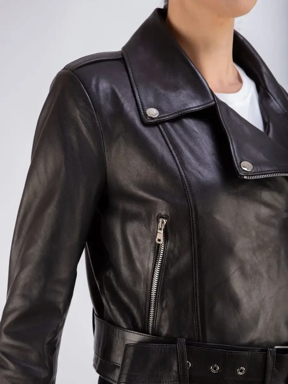 Косуха женская натуральная куртка кожаная Турция