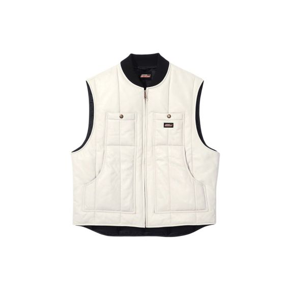 Supreme x Dickies FW23 WEEK9 LEATHER WORK VEST