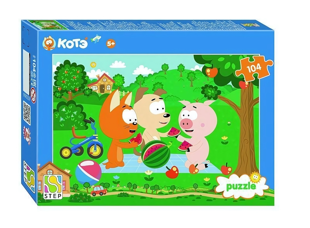 Пазл 104эл. "Котэ" (Биг Папа) (Степ пазл)